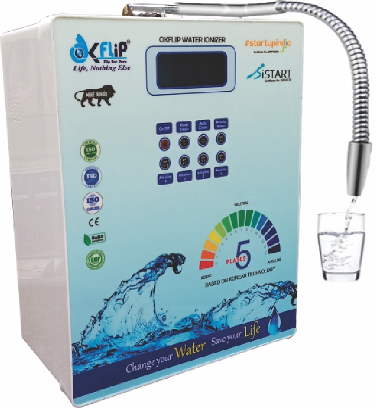 ALKALINE OKFLIP IONIZER 5 PLATE(NEW MODEL)
