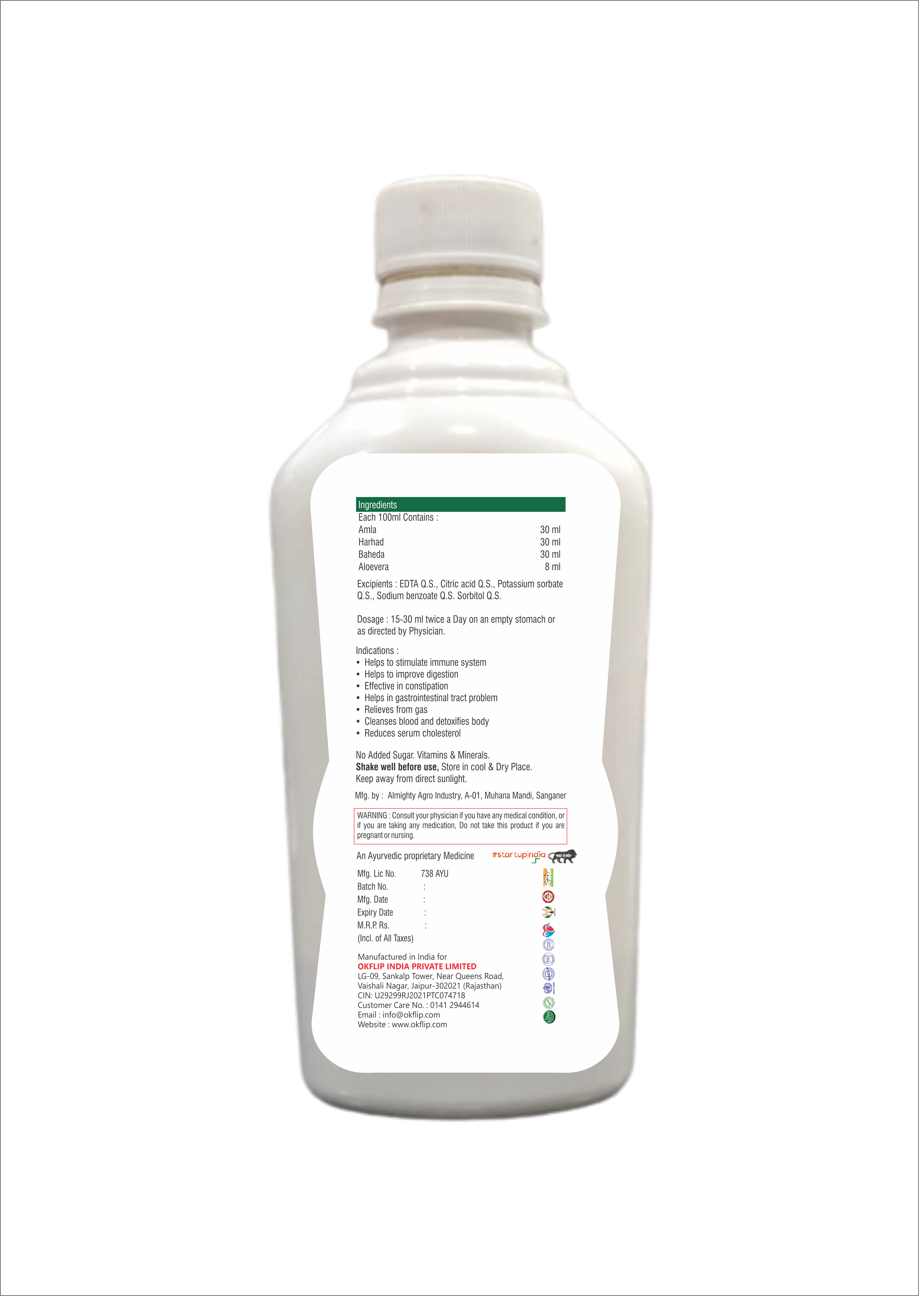TRIPHALA RAS