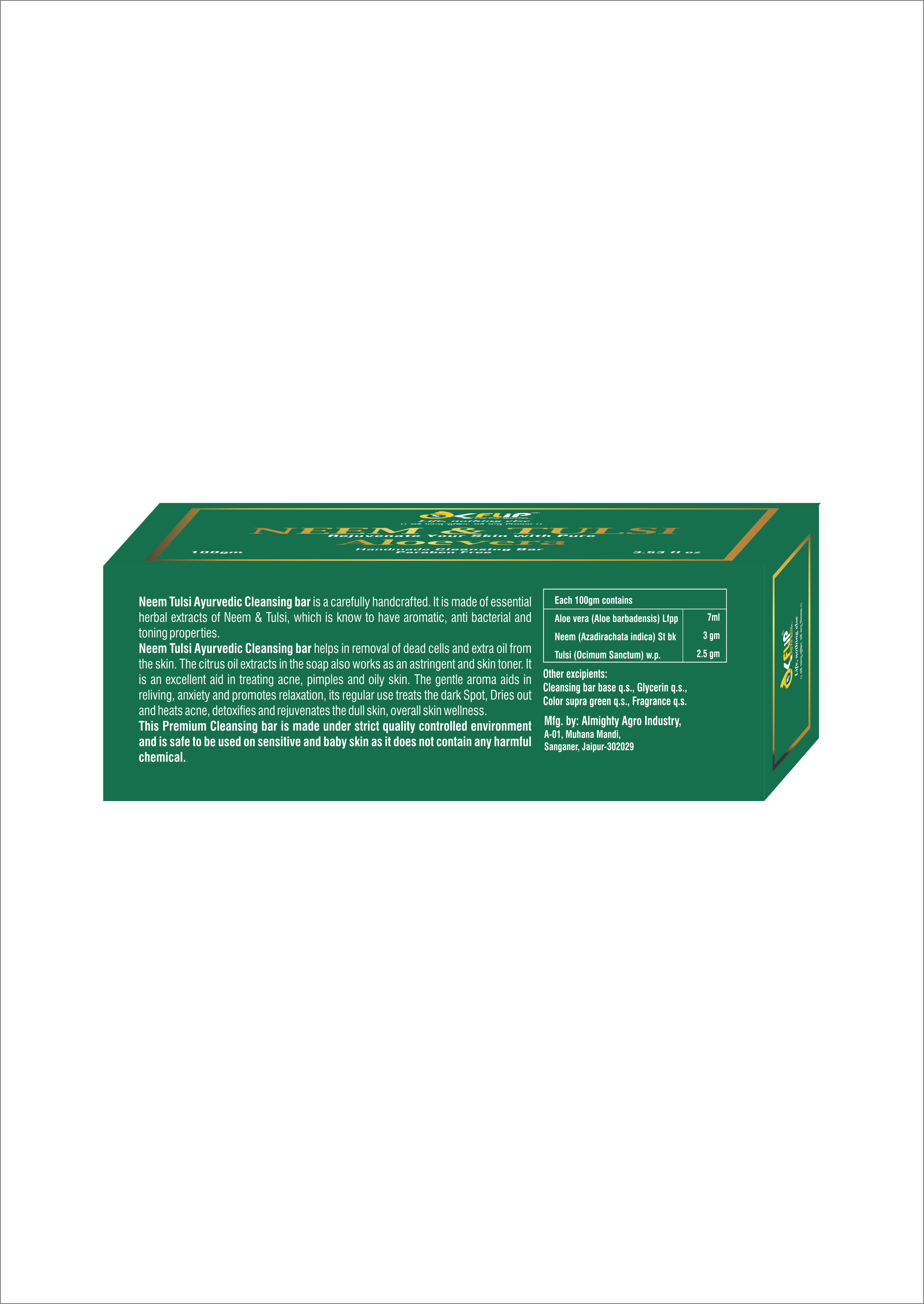 NEEM & TULSI ALOEVERA BAR