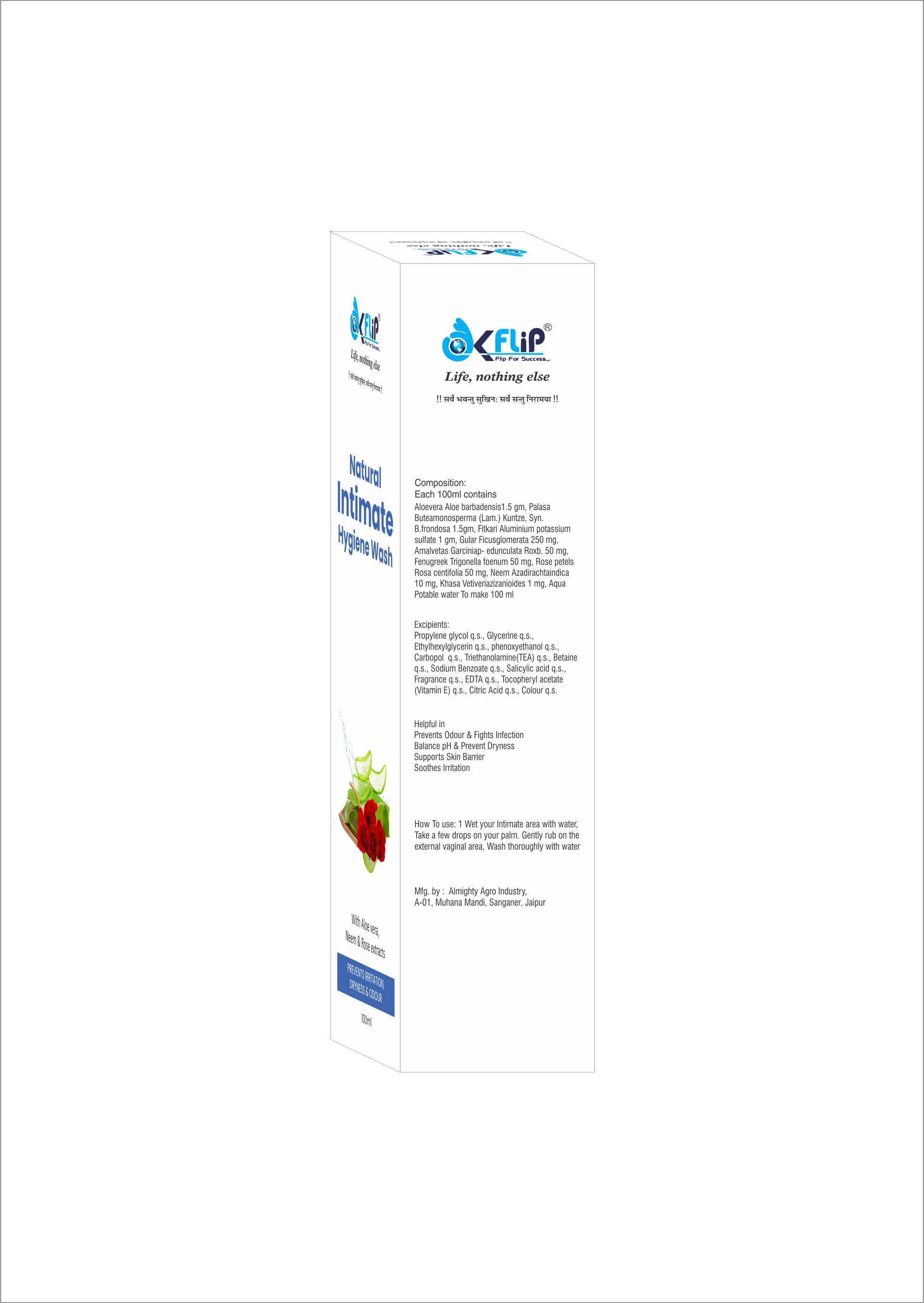 NATURAL INTIMATE HYGIENE WASH